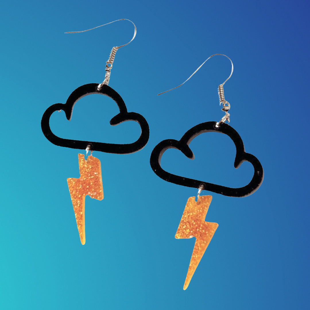 Storm Ciaran Lightning Bolt Earrings – Nimmy's