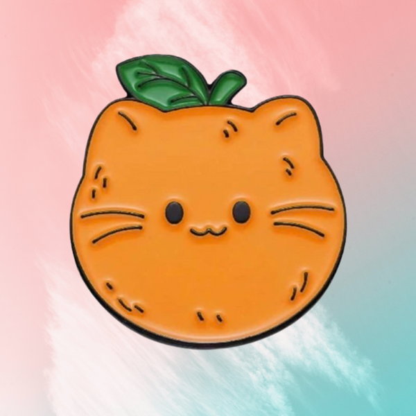 Clementine Kitty Pin