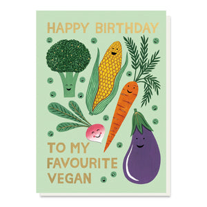 “Favourite Vegan” Card