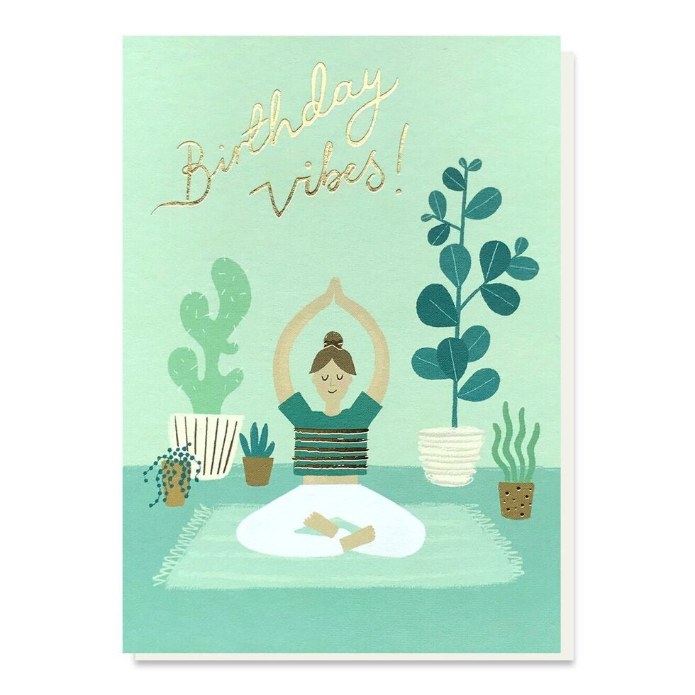 “Birthday Vibes” Card
